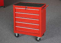 24 Trong tủ công cụ nhà để xe bằng kim loại có thể di chuyển trên bánh xe để lưu trữ công cụ với 5 ngăn kéo