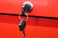 Hộp dụng cụ 24 &quot;5 ngăn kéo màu đỏ trên bánh xe Spcc Cold Steel Tool Storage With EVA Mat